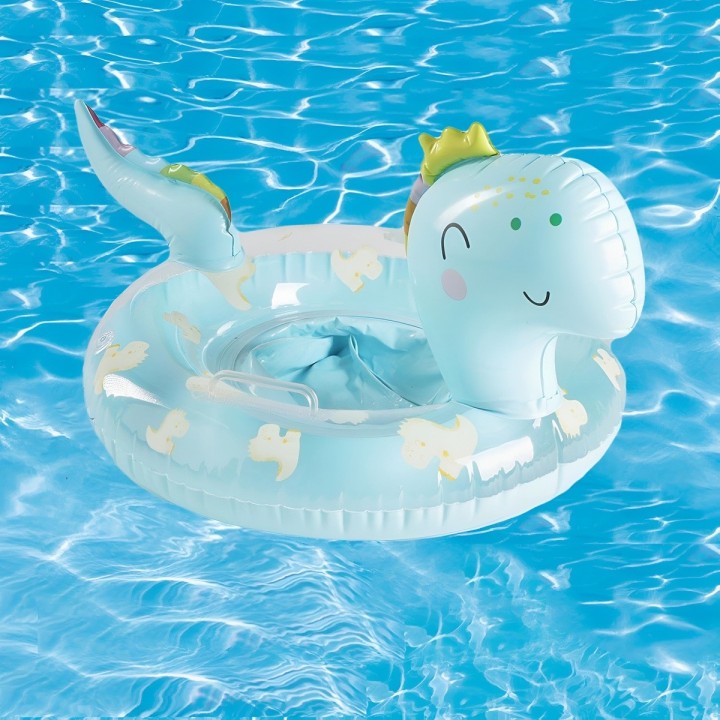 Flotador Inflable Para Bebé Diseño De Dinosaurio Asiento