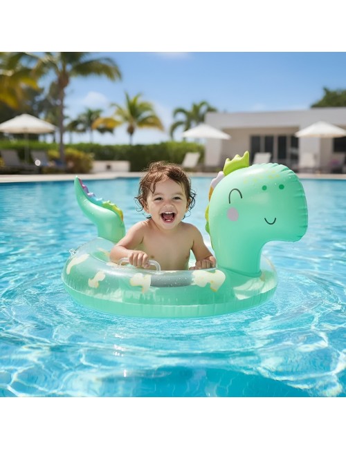 Flotador Inflable Para Bebé Diseño De Dinosaurio Asiento