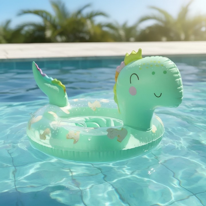 Flotador Inflable Para Bebé Diseño De Dinosaurio Asiento