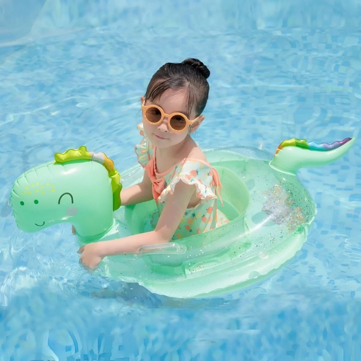Flotador Inflable Para Bebé Diseño De Dinosaurio Asiento