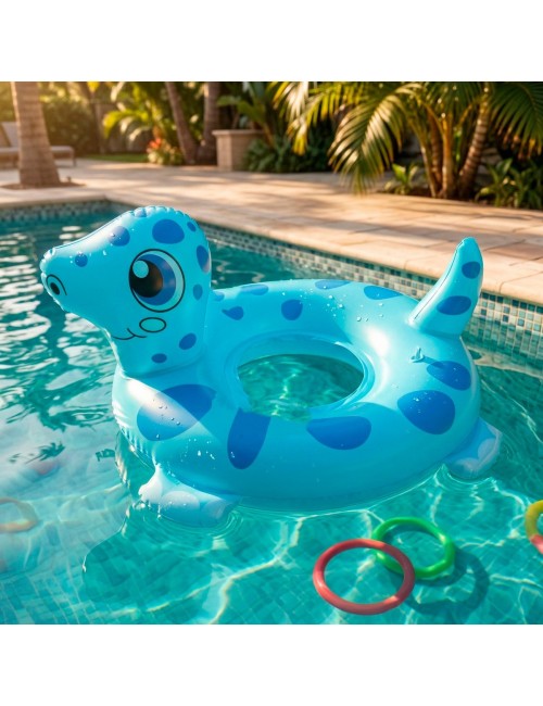 Flotador Inflable Para Niños Diseño De Dinosaurio + Asiento