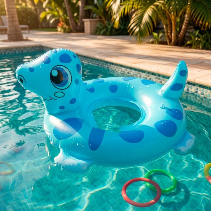 Flotador Inflable Para Niños Diseño De Dinosaurio + Asiento