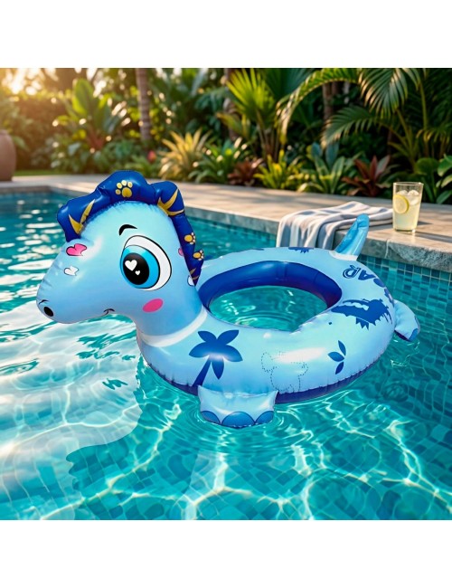 Flotador Inflable Para Niños Diseño De Dinosaurio + Asiento