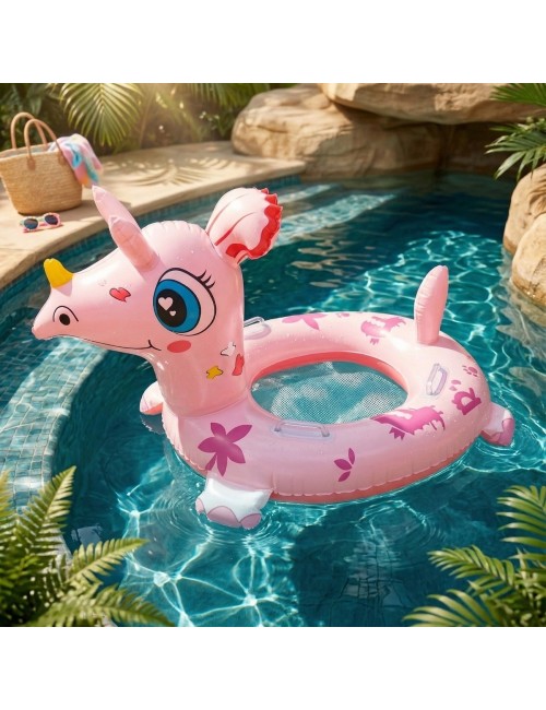 Flotador Inflable Para Niños Diseño De Dinosaurio + Asiento