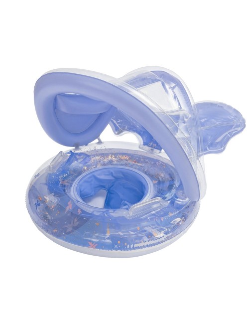 Flotador Bebé Con Techo Protección Solar Y Alas De Ángel