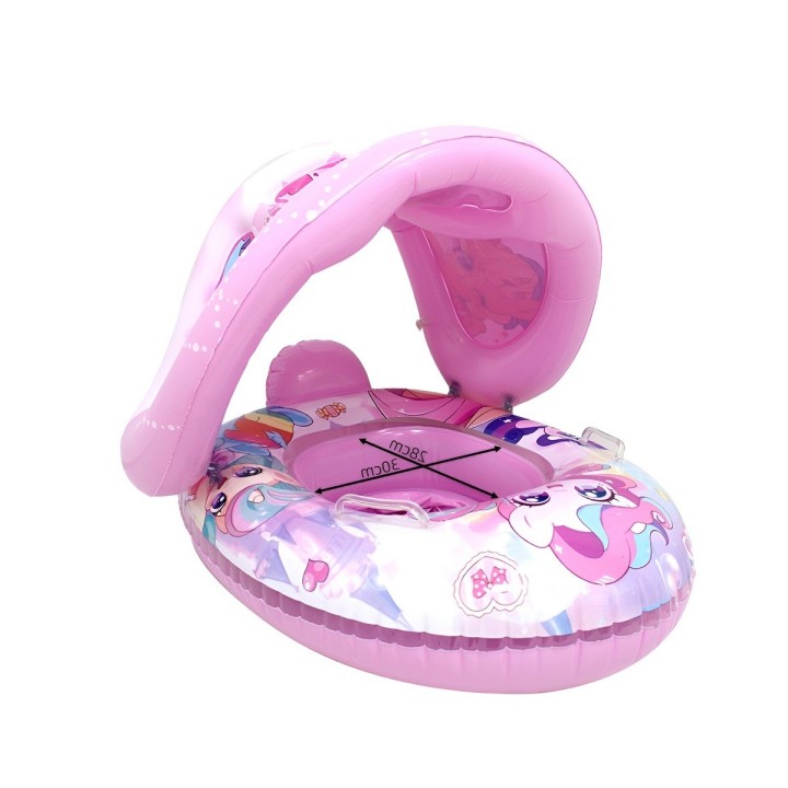 Flotador Inflable Bebé Tematico Techo Y Asiento