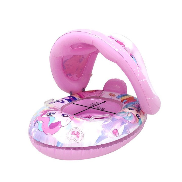 Flotador Inflable Bebé Tematico Techo Y Asiento