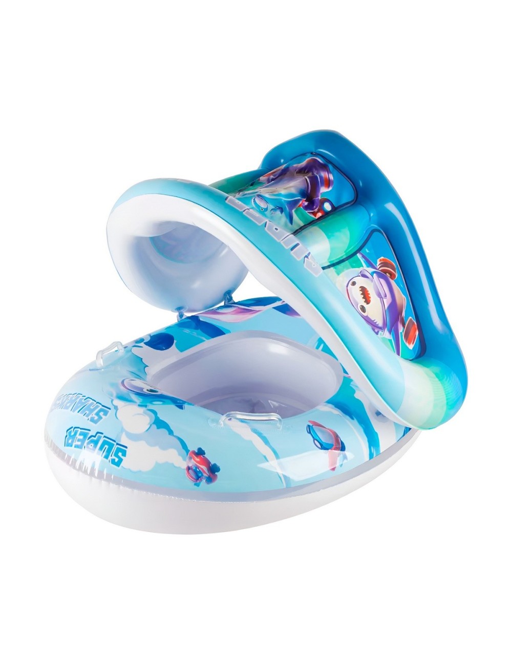 Flotador Inflable Bebé Tematico Techo Y Asiento