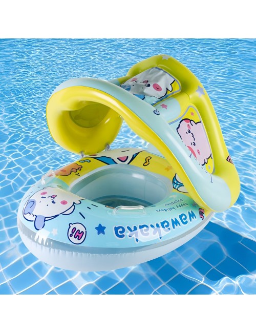 Flotador Inflable Bebé Tematico Techo Y Asiento