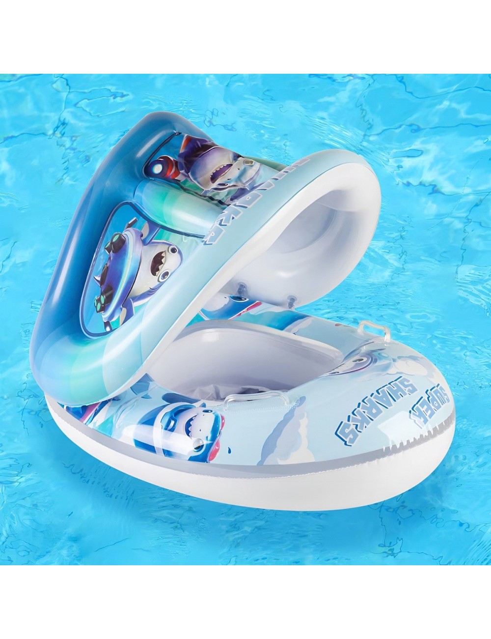 Flotador Inflable Bebé Tematico Techo Y Asiento