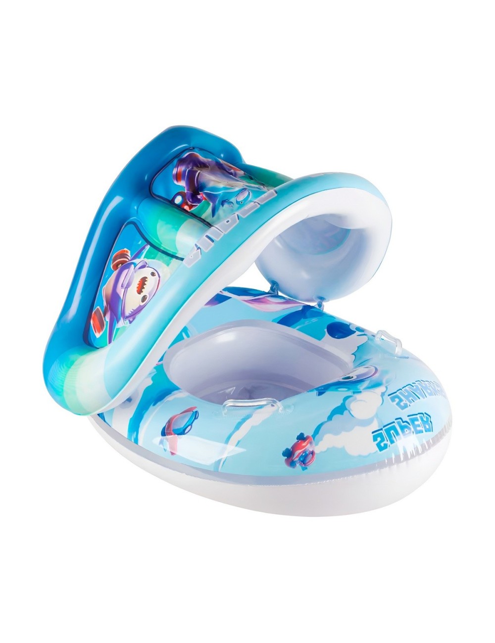 Flotador Inflable Bebé Tematico Techo Y Asiento