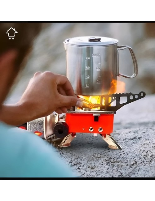 Estufa Portátil Camping Plegable 2800w Encendido Automático