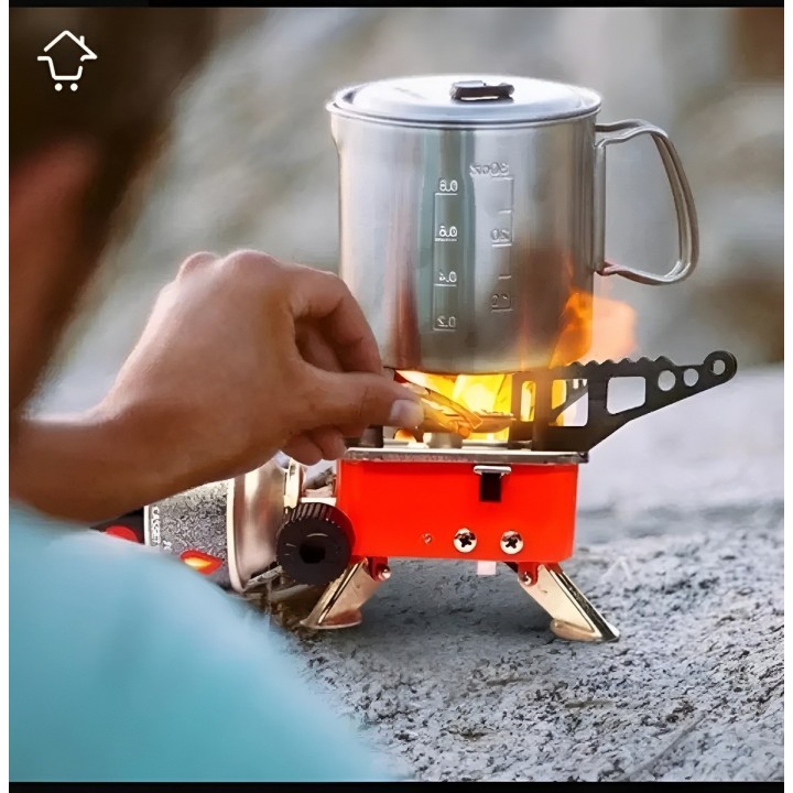 Estufa Portátil Camping Plegable 2800w Encendido Automático