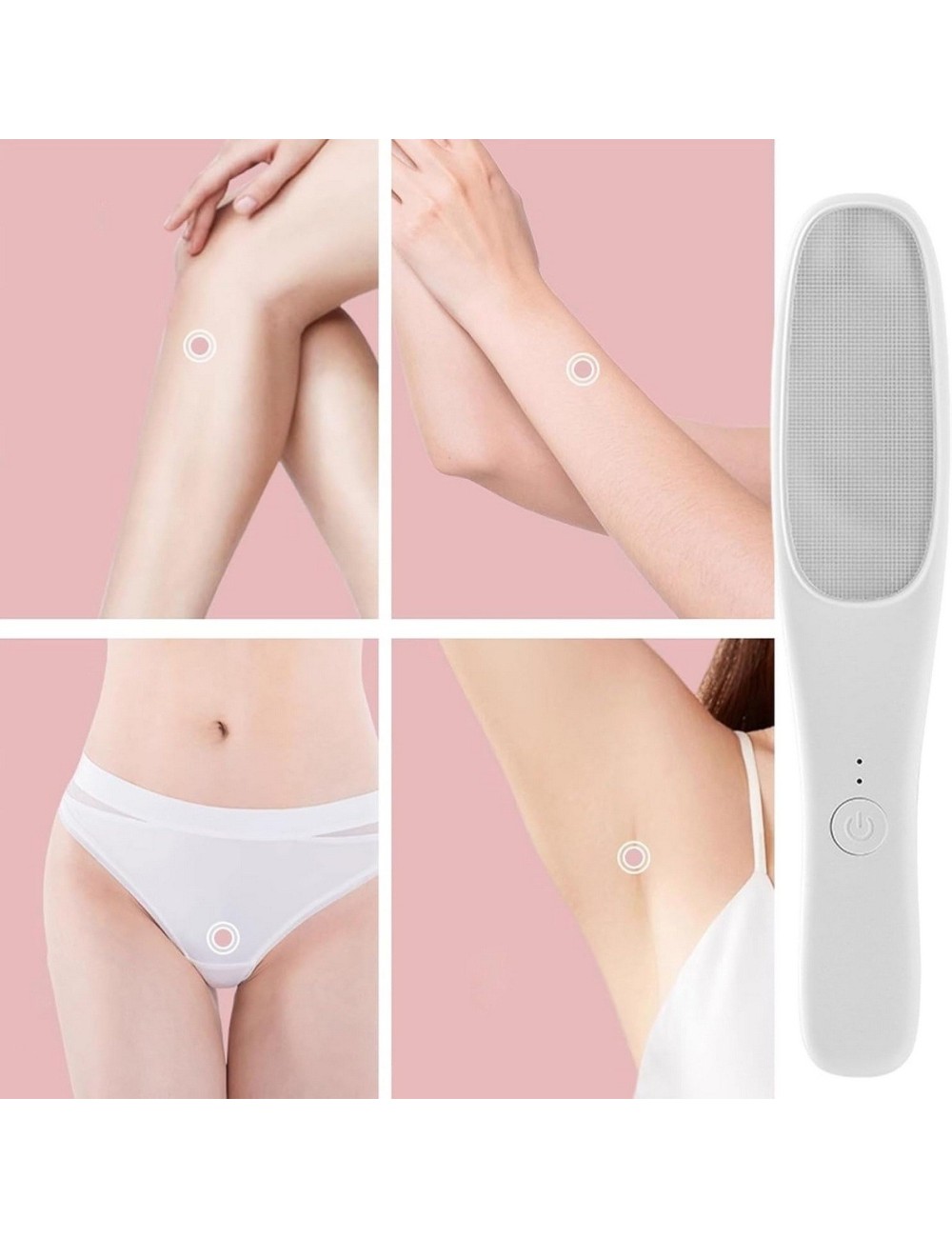 Depilador Y Pulidor De Callos Electrico Recargable 2 En 1