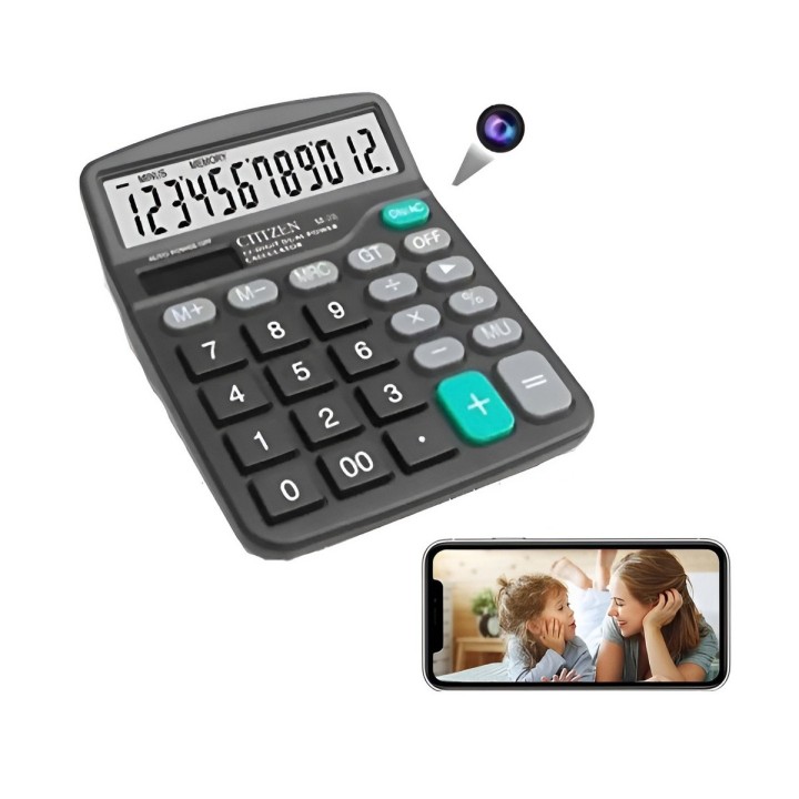 Calculadora Espía Cámara Oculta Wifi Full Hd Visión Remota
