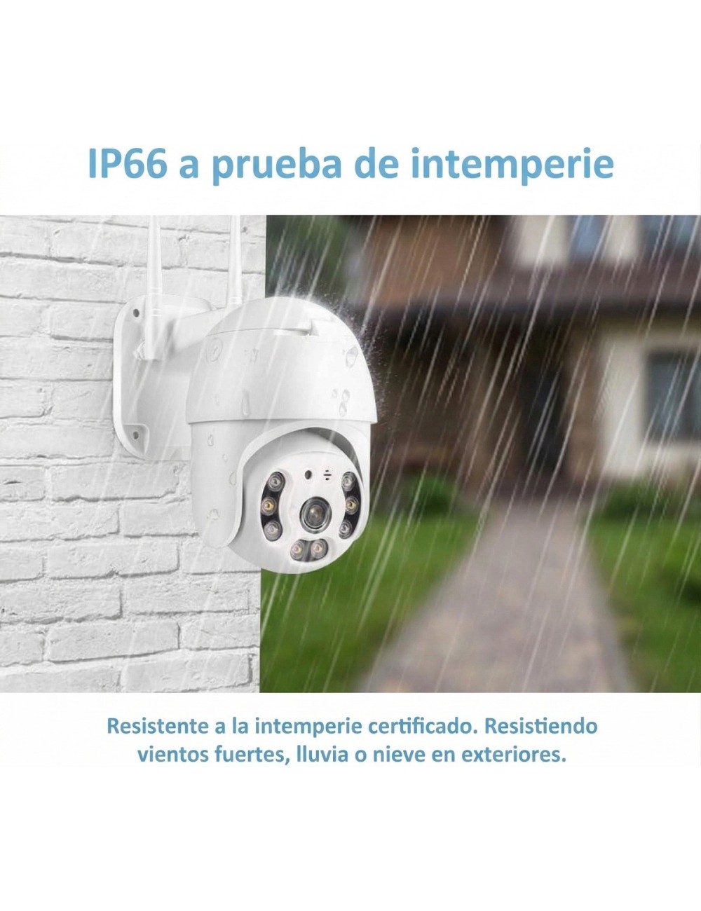 Cámara De Seguridad Exterior Wifi 1080p Domo Visión Nocturna
