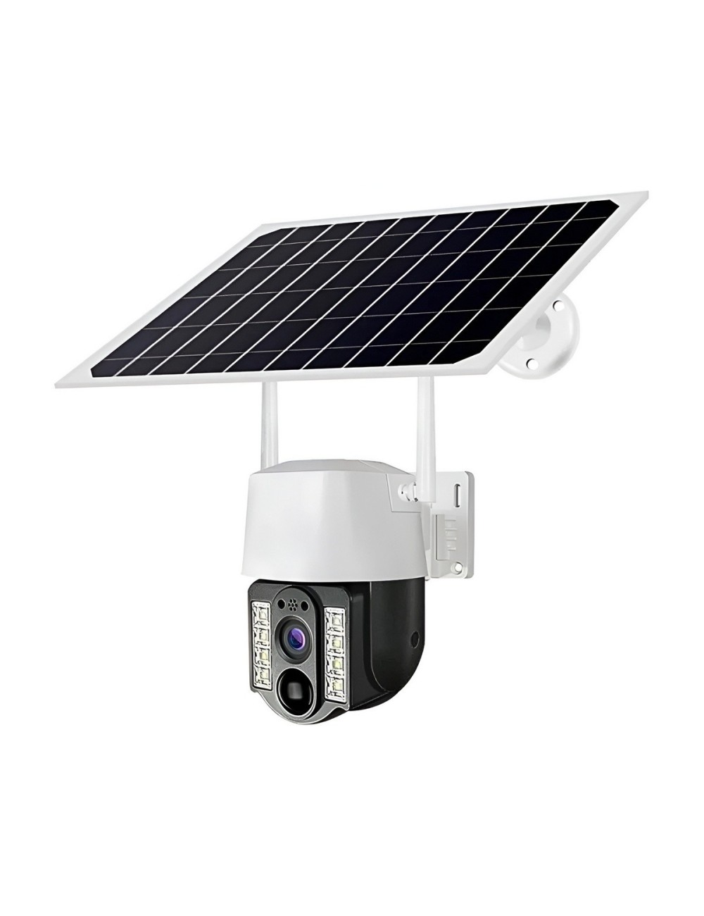 Cámara De Seguridad Solar Ptz Doble Lente 2mp Wifi V380 Pro