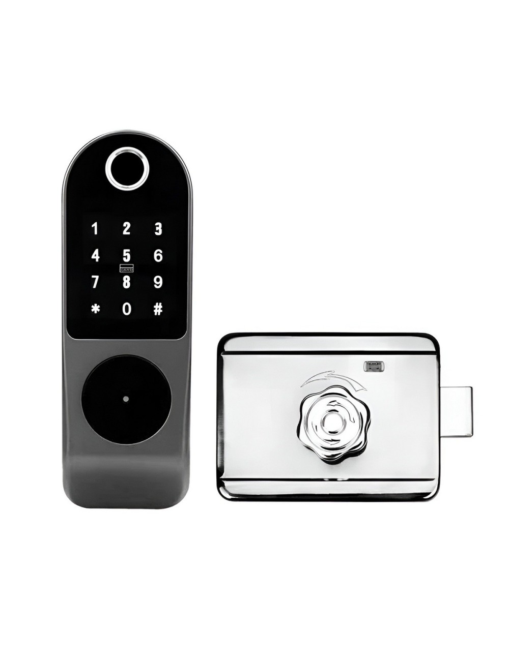 Cerradura Inteligente De Sobreponer Wifi Huella Digital +app