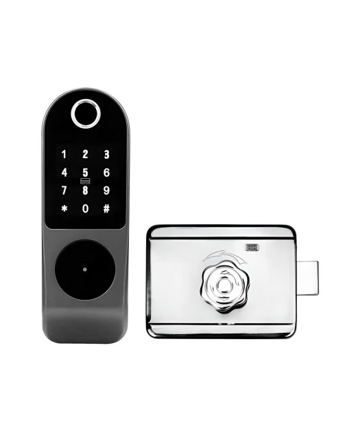 Cerradura Inteligente De Sobreponer Wifi Huella Digital +app