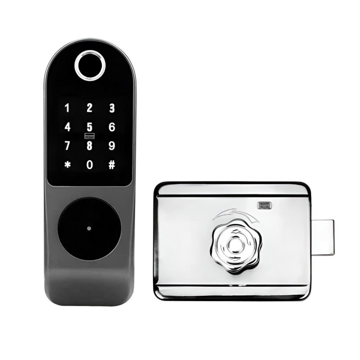 Cerradura Inteligente De Sobreponer Wifi Huella Digital +app