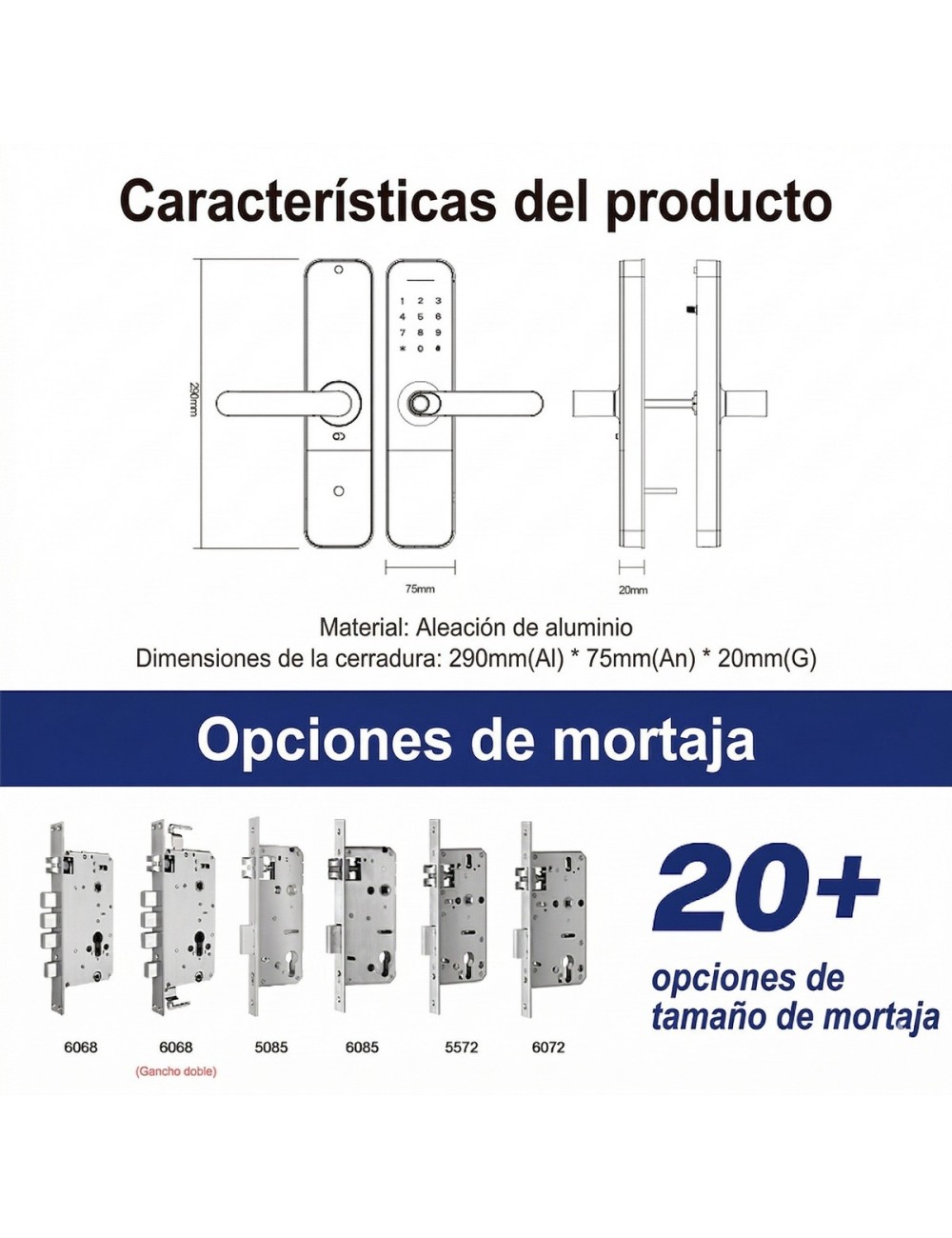 Cerradura Inteligente Wifi Biométrica Tuya Smart Pro F1