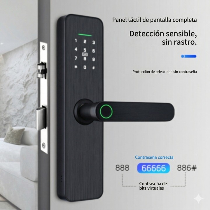Cerradura Inteligente Wifi Biométrica Tuya Smart Pro F1