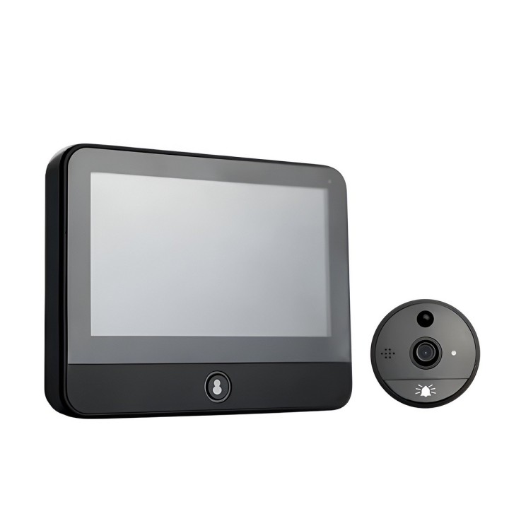 Mirilla Digital Inteligente Wifi Pantalla 4.3 1080p App Tuya