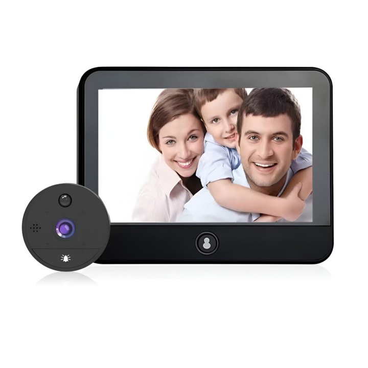 Mirilla Digital Inteligente Wifi Pantalla 4.3 1080p App Tuya