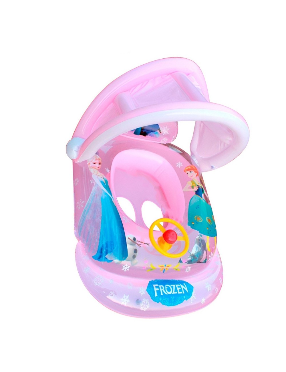 Flotador Inflable Para Bebé Con Techo Y Diseño De Princesas