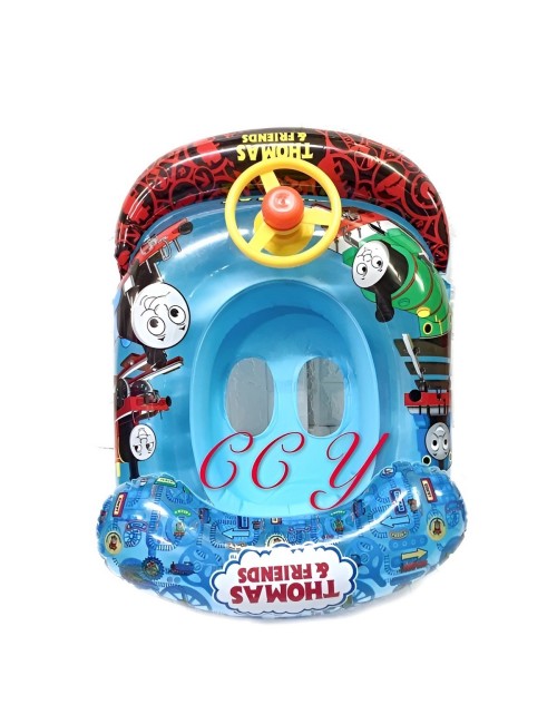 Flotador Inflable Para Bebé Con Diseño De Tren Y Volante