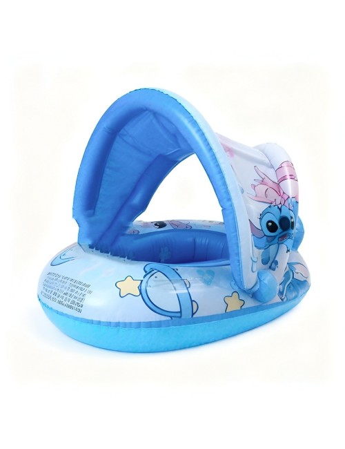Flotador Inflable Para Bebé Techo Protector Diseño Animado