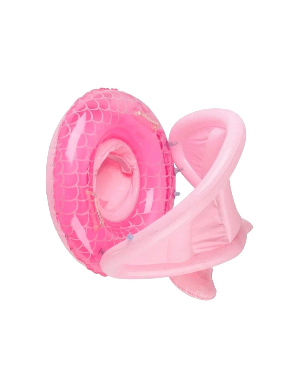 Flotador Inflable Para Bebé Con Techo Y Diseño De Sirena