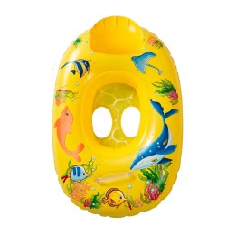 Flotador Inflable Barca Con Asiento Bebé Diseño Marino