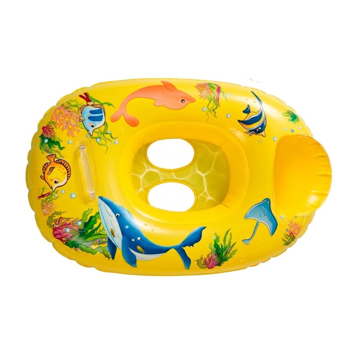 Flotador Inflable Barca Con Asiento Bebé Diseño Marino