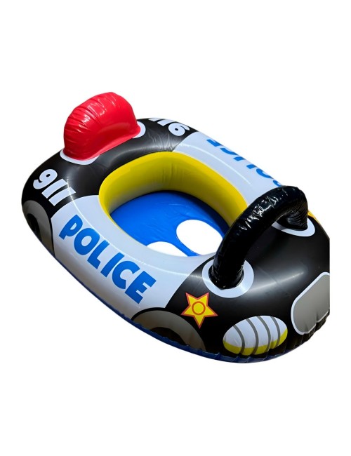 Flotador Inflable Barca Patrulla Policía Niños Bebé