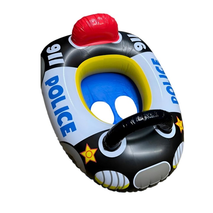 Flotador Inflable Barca Patrulla Policía Niños Bebé