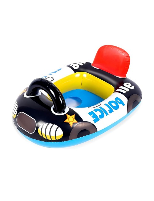 Flotador Inflable Barca Patrulla Policía Niños Bebé