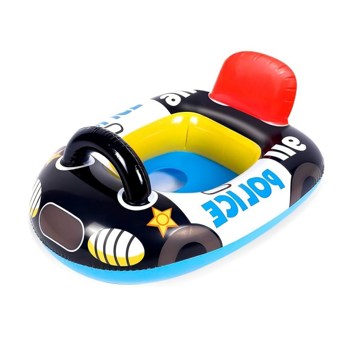 Flotador Inflable Barca Patrulla Policía Niños Bebé