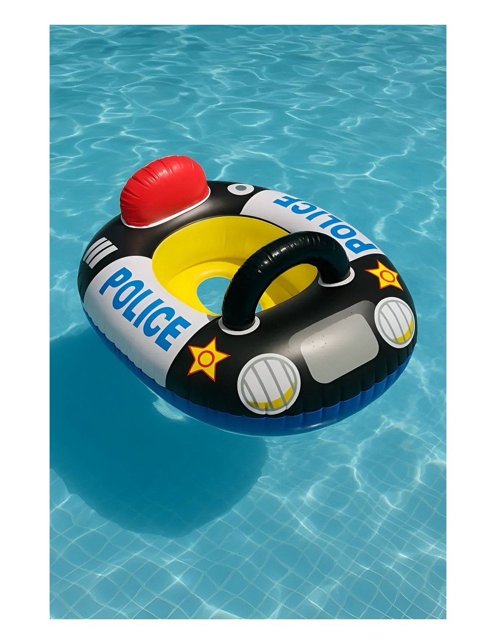 Flotador Inflable Barca Patrulla Policía Niños Bebé