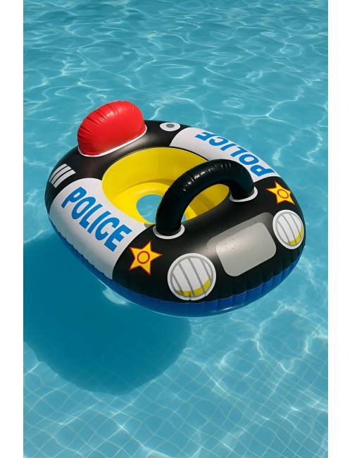 Flotador Inflable Barca Patrulla Policía Niños Bebé