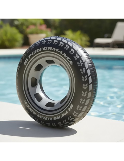 Flotador Inflable Dona Llanta Neumático Grande 1.20m Alberca