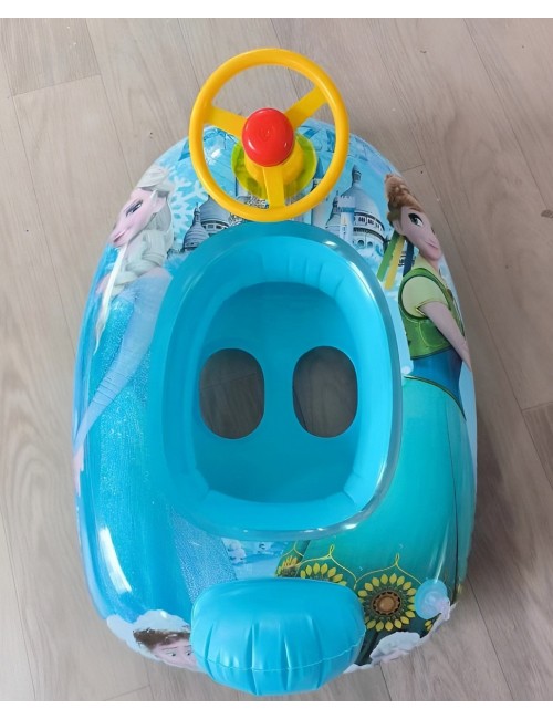 Flotador Inflable Barca Con Timón Para Niños Diseño Comics