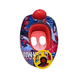 Flotador Inflable Barca Con Timón Para Niños Diseño Comics