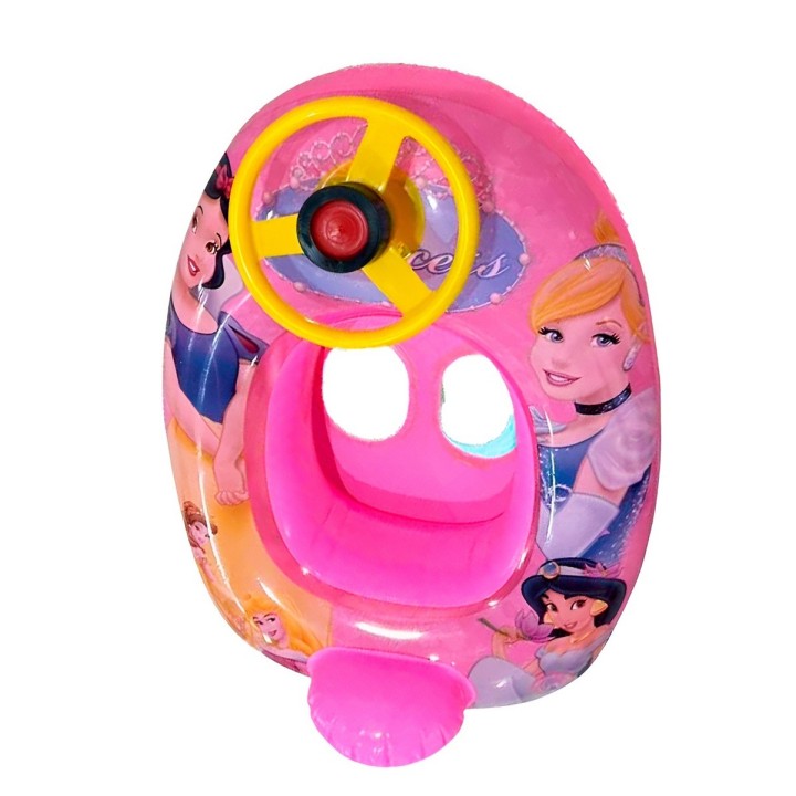 Flotador Inflable Barca Con Timón Para Niños Diseño Comics