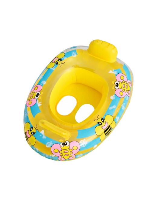 Flotador Inflable Barca Asiento Bebé Abeja Mariposa Abejita