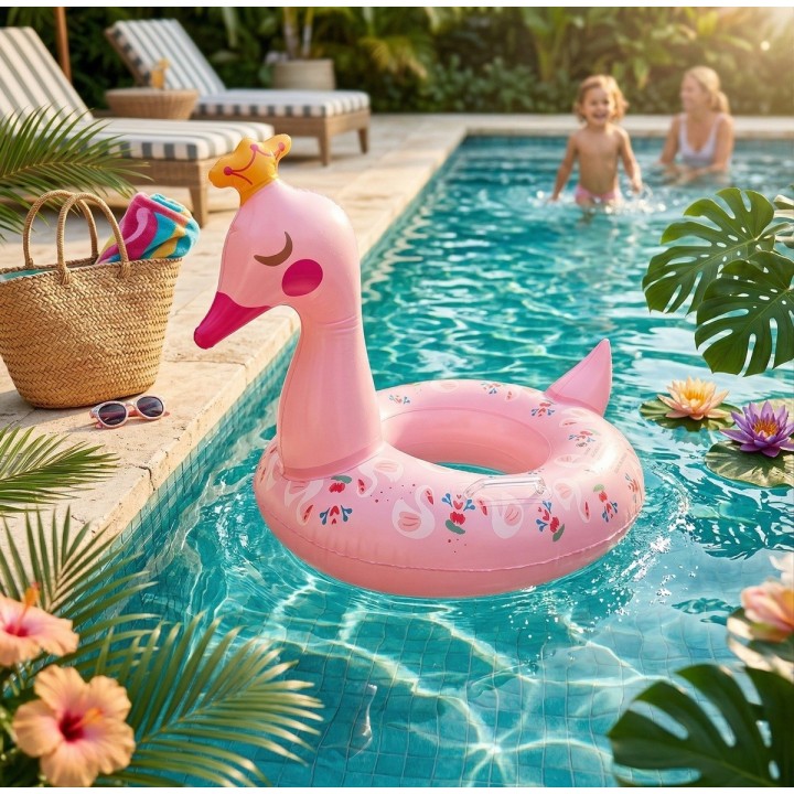 Flotador Inflable Infantil Con Asiento Y Mangos Diseños Top