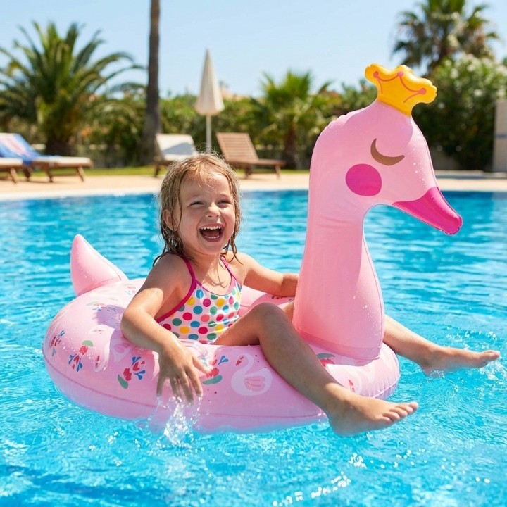 Flotador Inflable Infantil Con Asiento Y Mangos Diseños Top