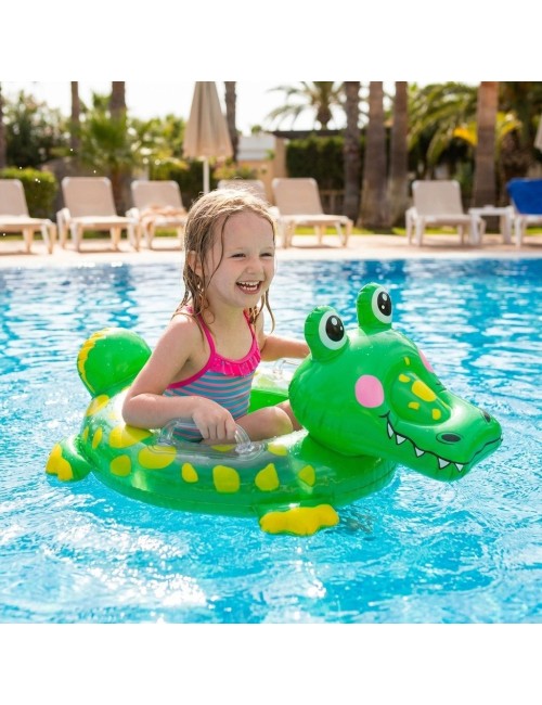 Flotador Inflable Infantil Con Asiento Y Mangos Diseños Top