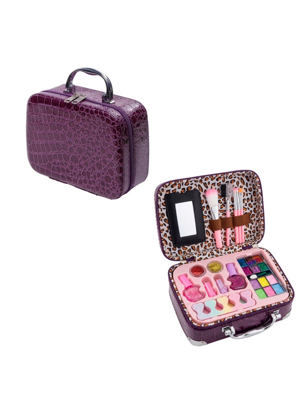 Set Maquillaje Infantil Maletín Profesional Niñas Lavable