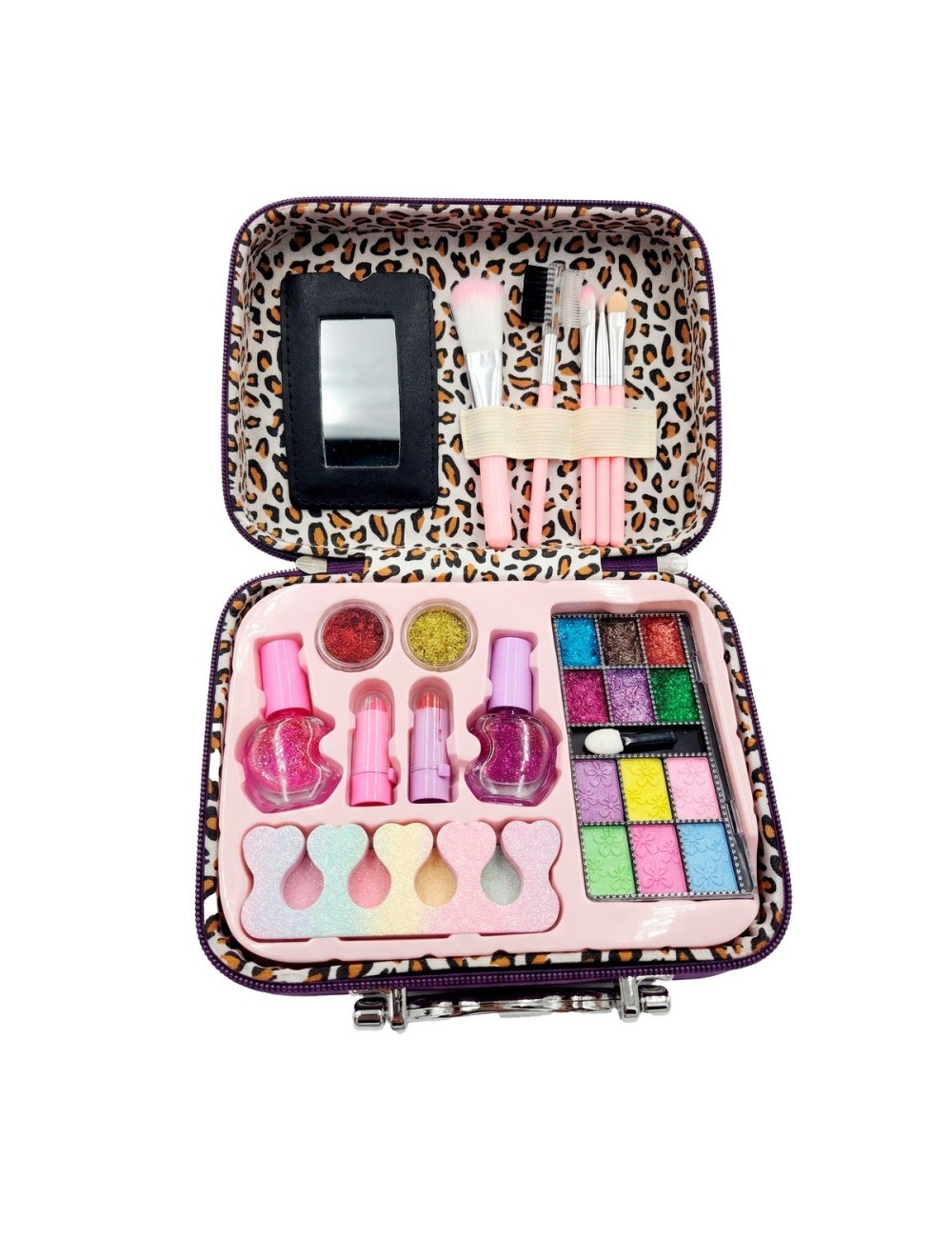Set Maquillaje Infantil Maletín Profesional Niñas Lavable